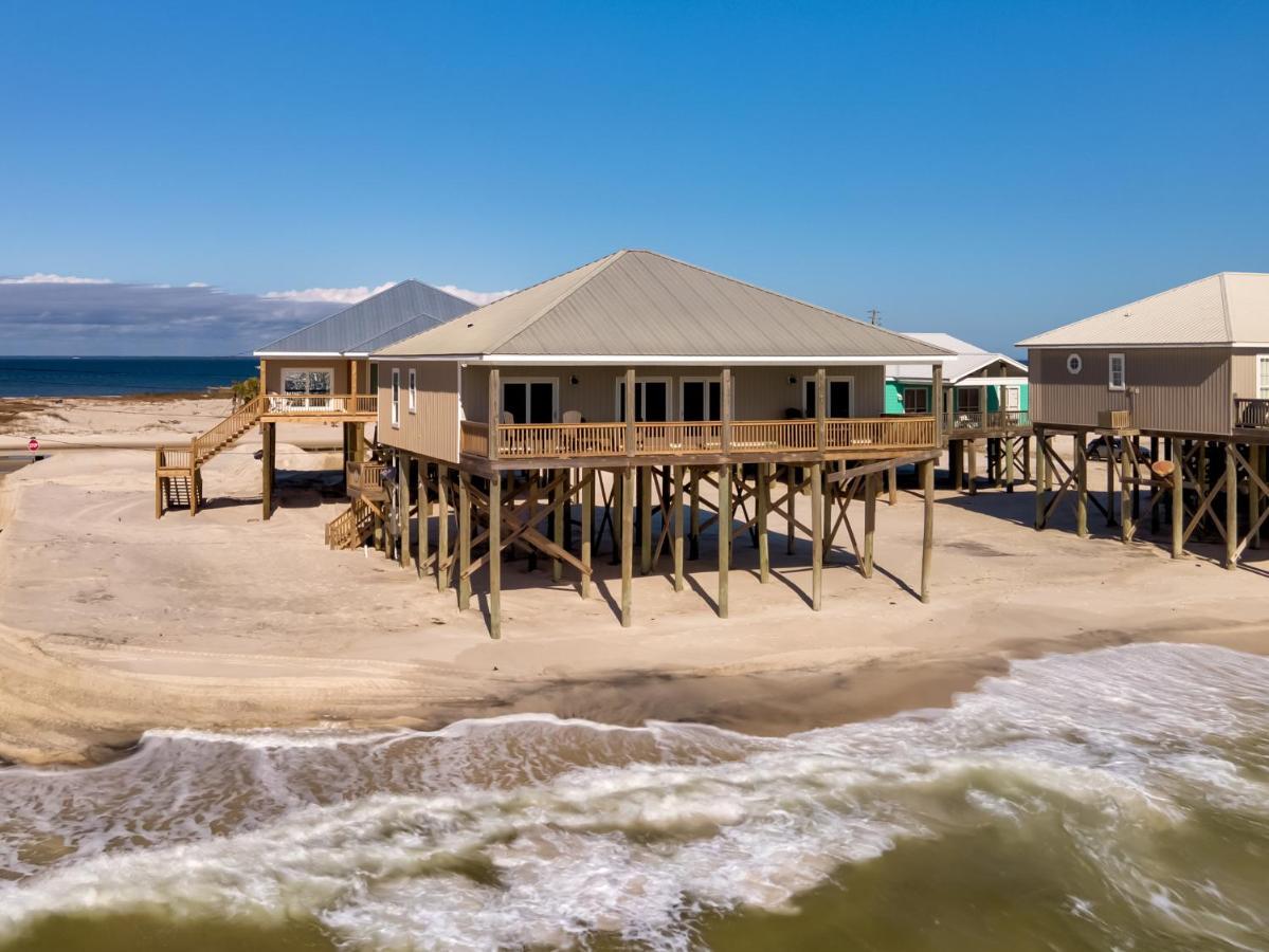 Keywester - Beachfront! Pet Friendly! Sit On The Back Deck And Listen To The Waves Crash, Home Dauphin Island Esterno foto