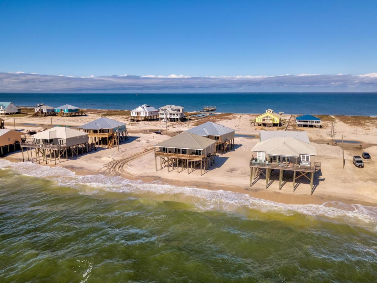 Keywester - Beachfront! Pet Friendly! Sit On The Back Deck And Listen To The Waves Crash, Home Dauphin Island Esterno foto